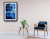 2060 - Blue Eiffel - Photo By Jim Tay--Amateur Photographer