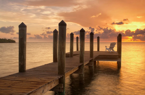 2025 - Florida-Keys-Marathon-Sunset-Dock-Photo By Brian Rueb - Fine Art Photography - Nature - Wildlife - Scenic Landscapes